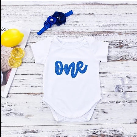 Unisex First Birthday Onesie