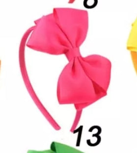 BIG BOW ALICE BAND FOR GIRLS