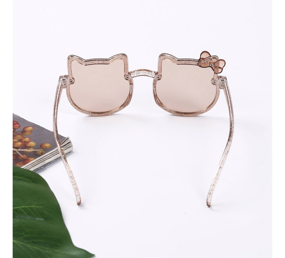Bow Detail Cat Sunglasses / Eyewear