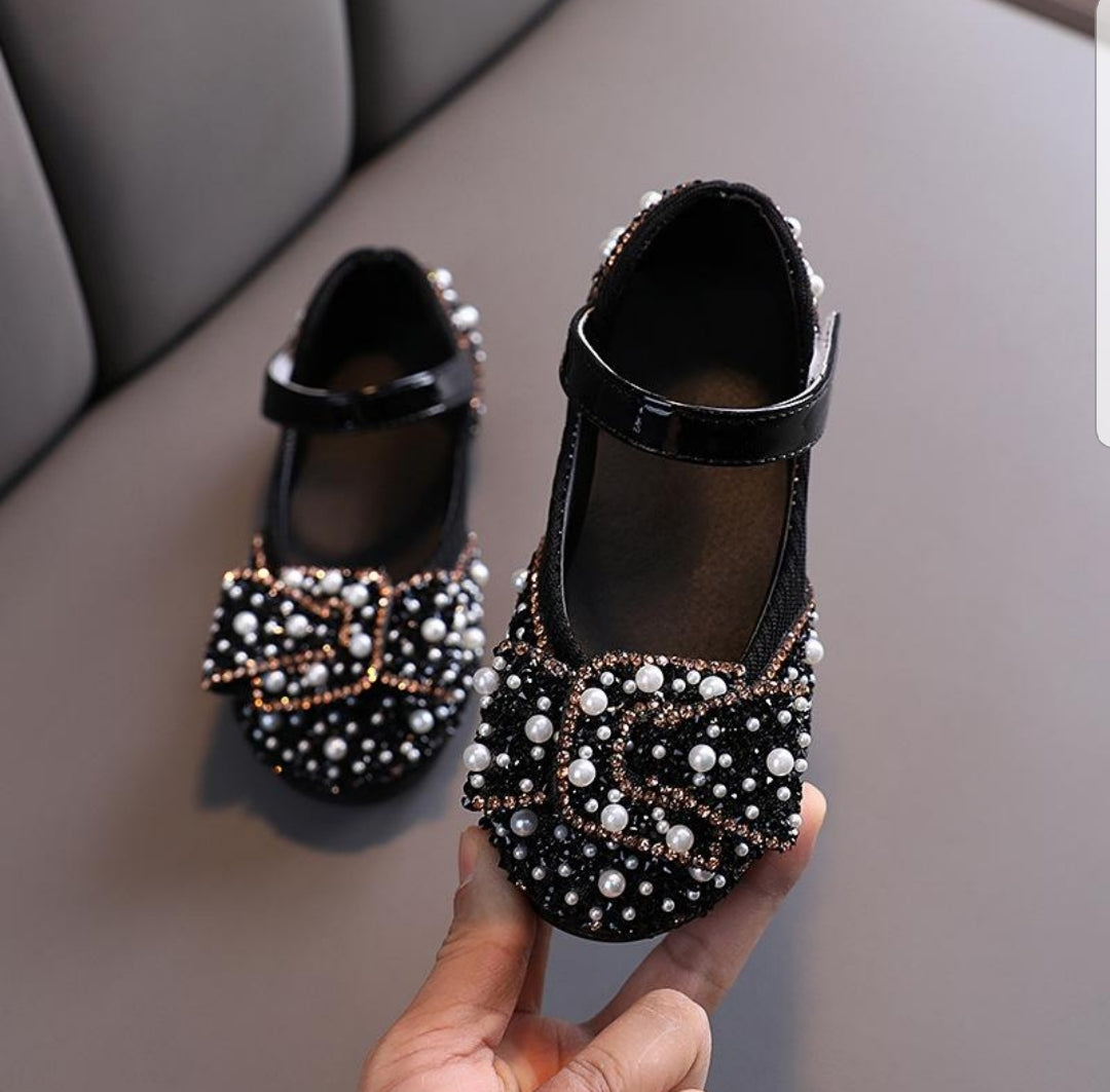 Pearl Bowknot Shoes